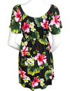 Hoku Short Summer Dress 2-Way Semi-Backless w/ Sleeves