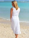 Honolulu City of Leis White Dress