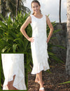 Honolulu City of Leis White Dress