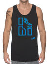 I Surf Hawaii Tank Top T-Shirt Black Shaka Time Hawaii