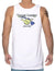 Island Hang Loose Tank Top White Shaka Time Hawaii