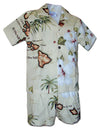 Island Mokupuni Toddler Boys Clothing Set Khaki Pacific Legends