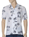 ISLANDS Shirt White Two Palms