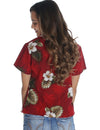 Ka Pua Hibiscus Flower Fitted Blouse