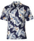 Kekoa Men's Hawaiian Shirt Navy Royal Creations