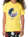 Kids T-Shirt Dream of Hawaii Honu Yellow