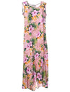 Liliha Tea Length Sleeveless Hawaiian Dress