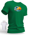 Living the Island Life Cool T-Shirt Green Shaka Time Hawaii