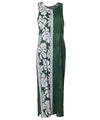 Long Maxi Dress Prince Kuhio Green Green Hilo Hattie