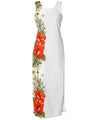 Long Maxi Cocktail Dress Apana White KY