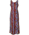 Long Maxi Cocktail Dress Kaimana Maroon KY