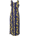 Long Maxi Cocktail Dress Kaimana Navy KY