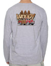 Long Sleeve T-Shirt Hawaiian Surfer's Woody Car Ash Shaka Time Hawaii