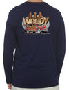 Long Sleeve T-Shirt Hawaiian Surfer's Woody Car Navy Shaka Time Hawaii