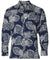 Long Sleeves Hawaiian Shirt Kauai Navy Shaka Time Hawaii