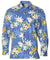 Long Sleeves Hawaiian Shirt Lanaikai Blue Shaka Time Hawaii