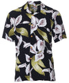 Magnum PI Calla Lily Shirt Black Paradise Found