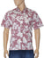 Maui Button Up Dress Shirt Red Two Palms