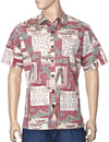 Button-Up Dress Hawaiian Shirt Duke Lane Red Royal Creations