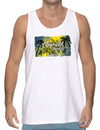 Tank Top Tropical Paradise Hawaii T-shirt White