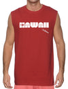 The Hawaii Shark Muscle Tee Red Shaka Time Hawaii