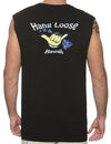 Island Hang Loose Muscle Tee Black Shaka Time Hawaii