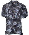 Midnight Palms Aloha Shirt Black Paradise Found