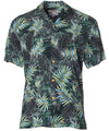 Midnight Palms Aloha Shirt Green Paradise Found