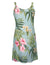 Nalani Short Hawaiian Rayon Dress Aqua RJC