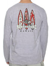 North Shore Hawaii Long Sleeves Sweatshirt Tee Ash Shaka Time Hawaii