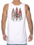 North Shore Hawaii Tank Top T-Shirt White Shaka Time Hawaii