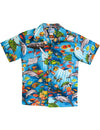 Oceans of Hawaii Boys Shirt Turquoise RJC