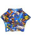 Oceans of Hawaii Dog Shirt Royal RJC