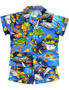 Oceans of Hawaii Toddler Boy's Clothes Set Royal RJC