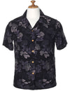 Ohia Camp Blouse for Women Black Paradise Found