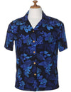 Ohia Camp Blouse for Women Navy Paradise Found