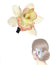 Orchid Flower Hair Clip White Pink Pink