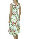 Orchid Pua Long Hawaiian Dress Tie-Back