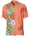 Orchids Panel Side Design Shirt Coral Hilo Hattie