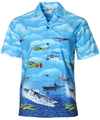 Pacific Fleet Aloha Shirt Blue Aloha Republic