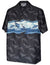 Pacific Whale Tail Hawaiian Shirt Black Pacific Legends