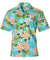 Paina Aloha Shirt Aqua KY