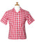 Palaka Women Camp Shirt Red Red