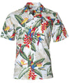 Parrots Republic Shirt White Aloha Republic