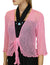 Pink Bolero Mesh Cardigan Pink Fits XS to XL (2-16)