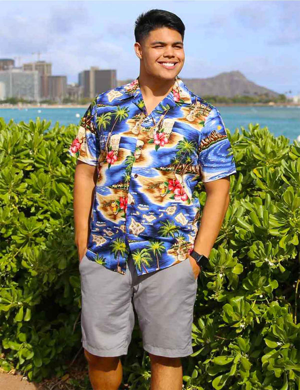 Hawaii Polynesian Aloha Shirt – Shaka Time Hawaii