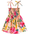 Pua Aloha Girls Dress Coral RJC