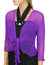 Purple Bolero Mesh Cardigan Purple Fits XS to XL (2-16)