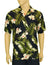 Orchids Creation Resort Rayon Hawaiian Shirt Navy Royal Creations