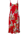 Red Hawaiian Dress Hanapepe Slip Design